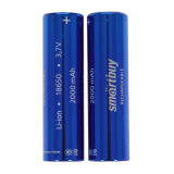 Аккумулятор 18650 SmartBuy, 2P, Li-ion, 2000mAh, 3.7V, (цена за 1 шт)