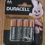Батарейка алкалиновая Duracell LR06 AA BL4 (цена за 1 шт)
