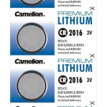 Батарейка Camelion CR2016-5BL, 3В, Li
