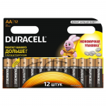 Батарейка алкалиновая Duracell LR06 АА (упаковка картон, бокс 12 штук)