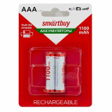 Аккумулятор AAA SmartBuy, R03-2BL, 1100mAh, (цена за 2 шт)