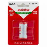 Аккумулятор AAA SmartBuy, R03-2BL, 1100mAh, (цена за 2 шт)