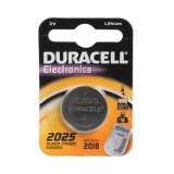 Батарейка Duracell CR2025-1BL, 3В, (1/10/100)