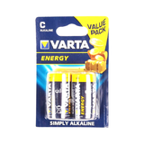 Батарейка C Varta LR14-2BL ENERGY, 1.5В, (цена за 1 шт)
