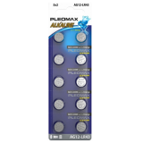 Батарейка Samsung Pleomax AG12 (386) LR1142, LR43-10BL Button Cell, (цена за 1 шт)