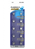 Батарейка Samsung Pleomax AG4 (377) LR626, LR66-10BL Button Cell (цена за 1 шт)