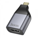 Переходник Type-C(m) - HDMI(f) HOCO UA33, 4K 30Hz, цвет: серый