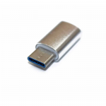 Переходник MicroUSB на USB 3.1 Type-C метал