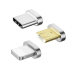 Штекер магнитный сменный Micro USB (цвет серебристый, в пакетике)