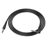 Аудио кабель BOROFONE BL10 AUX, 3.5, 1 метр, черный угловой