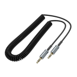 Кабель AUX, Jack 3,5mm(m) - Jack 3,5mm(m) HOCO UPA31, Cindy spring, 3,0 м, цвет: черный