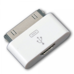 OXION ADP001 адаптер для iPhone 4/4S,30-pin(M)-Micro-USB(F),белый