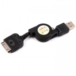 USB кабель для iPhone 3G/4/4S улитка (в тех.упаковке), арт.023342 (Черный)
