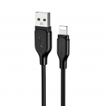 Кабель USB - 8 pin Borofone BX42 Encore, 1.0м, 2.4A, цвет: чёрный