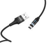 Кабель USB - 8 pin HOCO U76, 1.2м, 2.4A, цвет: чёрный