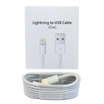 Кабель USB - Lightning cable (белый, в коробке)