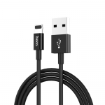 USB Kабель Lightning HOCO X23 Skilled lightning charging data cable 1 метр (черный)17290