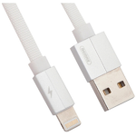 Кабель USB - 8 pin Remax RC-094i Kerolla, 1.0м, плоский, 2.1A, силикон, цвет: белый