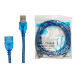 Кабель USB 2.0 удлинитель (штекер-гнездо) NN-U2MFB05 5м (синий)