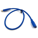 Кабель USB 3.0 удлинитель (штекер-гнездо) NN-U3MFB00.5 0,5м (синий)