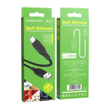 Кабель USB - микро USB Borofone BX42 Encore, 1.0м, 2.4A, цвет: чёрный