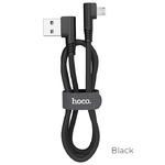 Кабель USB - micro USB HOCO U83 Puissant, 2.4A, 1.2м, цвет: черный