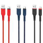 Кабель USB - микро USB HOCO X59 Victory, 2.0м, 2.4A, цвет: синий