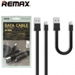 USB кабель REMAX Tengy Series Cable RC-062m Micro USB плоский пластиковые разьемы (черный)