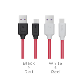 Кабель USB - USB Type-C HOCO X11, 5A красно-белый 1,2м