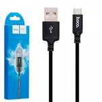 Кабель USB - USB Type-C HOCO X14, 3A, черный, 2м