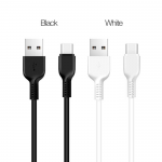Кабель USB - Type-C HOCO X20, 2.0м, круглый, 2.1A, силикон, цвет: белый