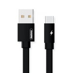 Кабель USB - Type-C Remax RC-094a Kerolla, 1.0м, 2.4A, цвет: чёрный