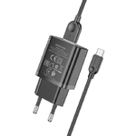 Сетевое ЗУ USB 2100mAh + кабель micro USB BOROFONE BA52A Gamble single port charger