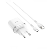 Блок питания 1 USB HOCO C12Q, 3000mA, 18Вт, QC3.0, кабель Type-C, цвет: белый