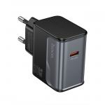 Блок питания 1 USB, 1 Type-C HOCO CS73A, Star speed, 30Вт, цвет: чёрный