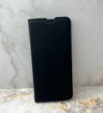 Чехол-книга FANCY для Xiaomi Redmi 15C 4G (171mm)/POCO C85 тканевая поверхность с визитницей, черная