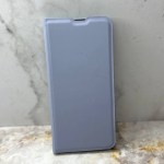 Чехол-книга FANCY для INFINIX HOT 60i 4G / HOT 60 тканевая поверхность с визитницей, сиреневая