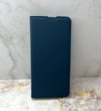 Чехол-книга FANCY для Xiaomi Redmi 15C 4G (171mm)/POCO C85 тканевая поверхность с виз., темно-синяя