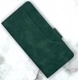 Чехол-книга NICE STYLES для POVA 7 4G/7 NEO эко-кожа, бархатистая, магнитная застежка, изумрудная