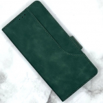 Чехол-книга NICE STYLES для POVA 7 4G/7 NEO эко-кожа, бархатистая, магнитная застежка, изумрудная