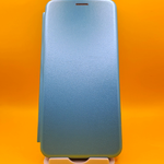 Чехол-книга Fashion Case для Samsung Galaxy A14 с силиконовым основанием и магнитом, голубая