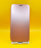 Чехол-книга Fashion Case для Samsung Galaxy A34 с силиконовым основанием и магнитом, роз зол