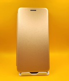Чехол-книга Fashion Case для Huawei Honor X6 с силиконовым основанием и магнитом, золотая