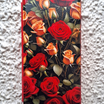 Чехол-книжка для Huawei Honor 20 Pro, красочный принт, красные и желтые розы, красный