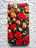 Чехол-книга Fashion Case для Huawei P SMART 2019, красочный принт, божьи коровки, розово-золотой