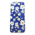 Силиконовый чехол для Huawei Honor 7A Pro/Y6 Prime (2018), цветной принт, белые цветы на синем
