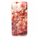 Силиконовый чехол для Huawei Honor X8A, защита камеры, принт, розовые цветы