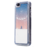 Чехол-накладка - плавающий снег для Apple iPhone 5 (003) арт.62837