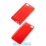 Защитная крышка для iPhone 5/5s/SE ультратонкая с полосками (красный)
