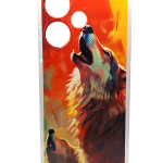 Силиконовый чехол для Infinix Hot 30i, антишок, красочный принт, волки